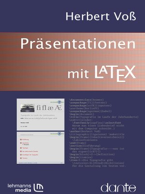 cover image of Präsentationen mit LaTeX